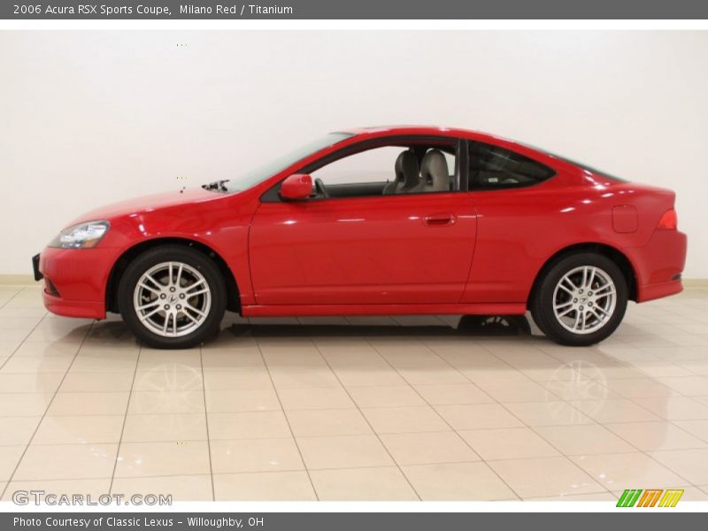 Milano Red / Titanium 2006 Acura RSX Sports Coupe