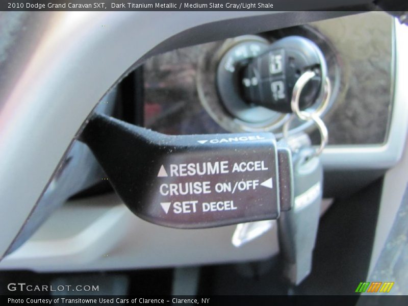 Dark Titanium Metallic / Medium Slate Gray/Light Shale 2010 Dodge Grand Caravan SXT