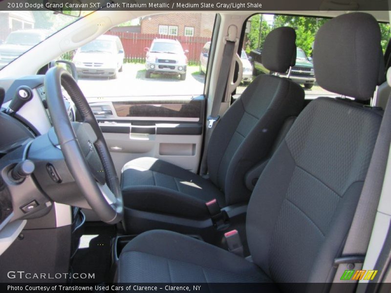 Dark Titanium Metallic / Medium Slate Gray/Light Shale 2010 Dodge Grand Caravan SXT