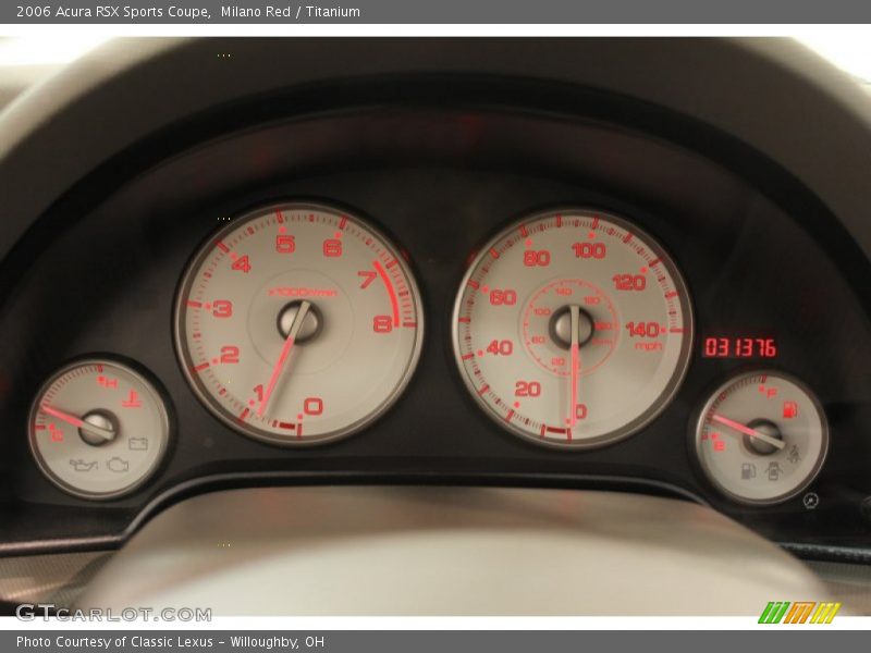  2006 RSX Sports Coupe Sports Coupe Gauges