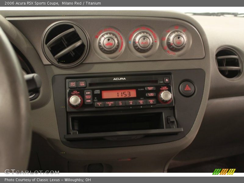 Milano Red / Titanium 2006 Acura RSX Sports Coupe