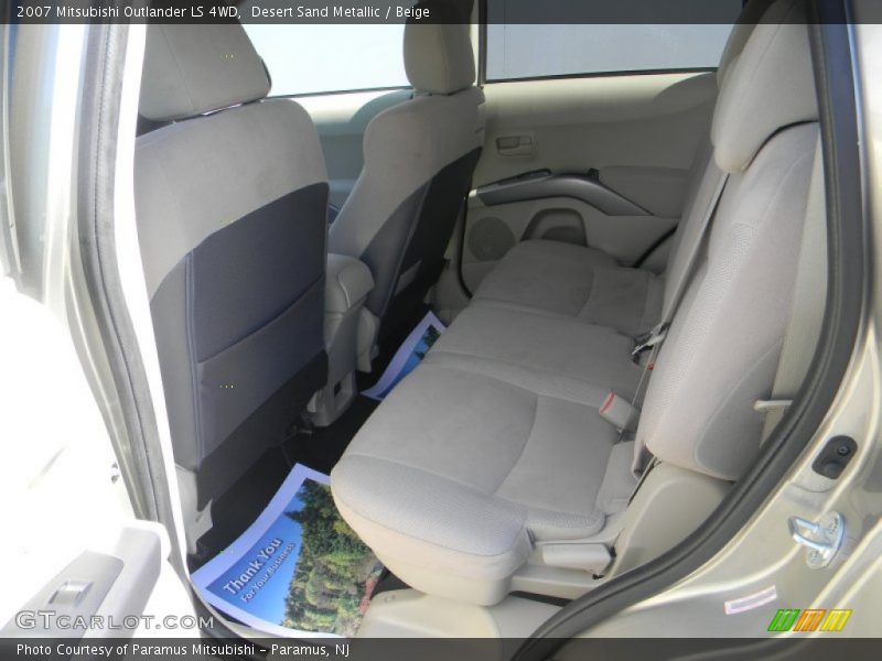 Desert Sand Metallic / Beige 2007 Mitsubishi Outlander LS 4WD