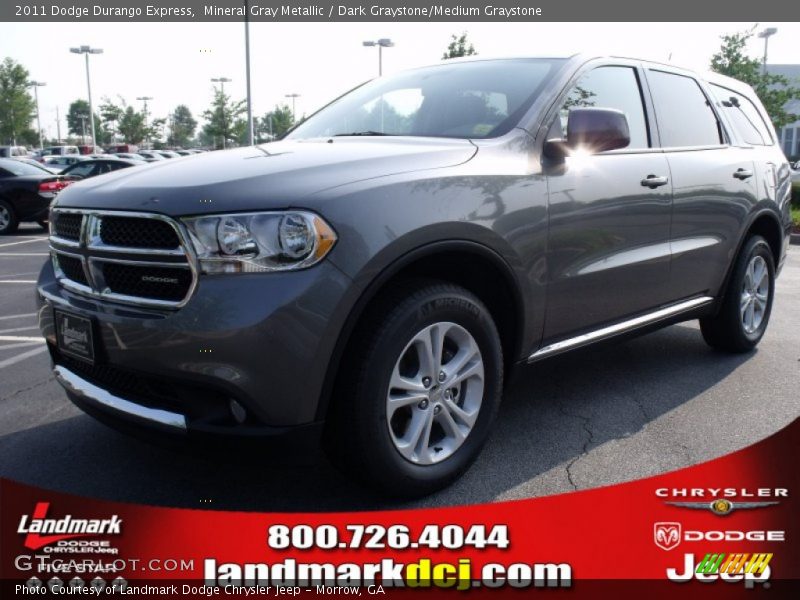 Mineral Gray Metallic / Dark Graystone/Medium Graystone 2011 Dodge Durango Express