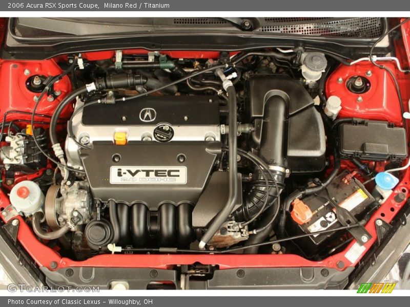  2006 RSX Sports Coupe Engine - 2.0 Liter DOHC 16-Valve i-VTEC 4 Cylinder
