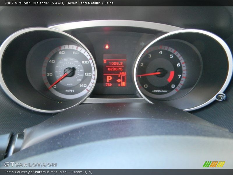 Desert Sand Metallic / Beige 2007 Mitsubishi Outlander LS 4WD