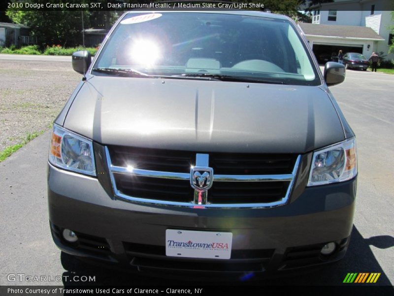 Dark Titanium Metallic / Medium Slate Gray/Light Shale 2010 Dodge Grand Caravan SXT