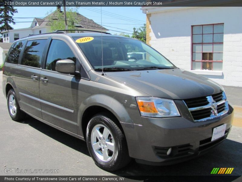Dark Titanium Metallic / Medium Slate Gray/Light Shale 2010 Dodge Grand Caravan SXT
