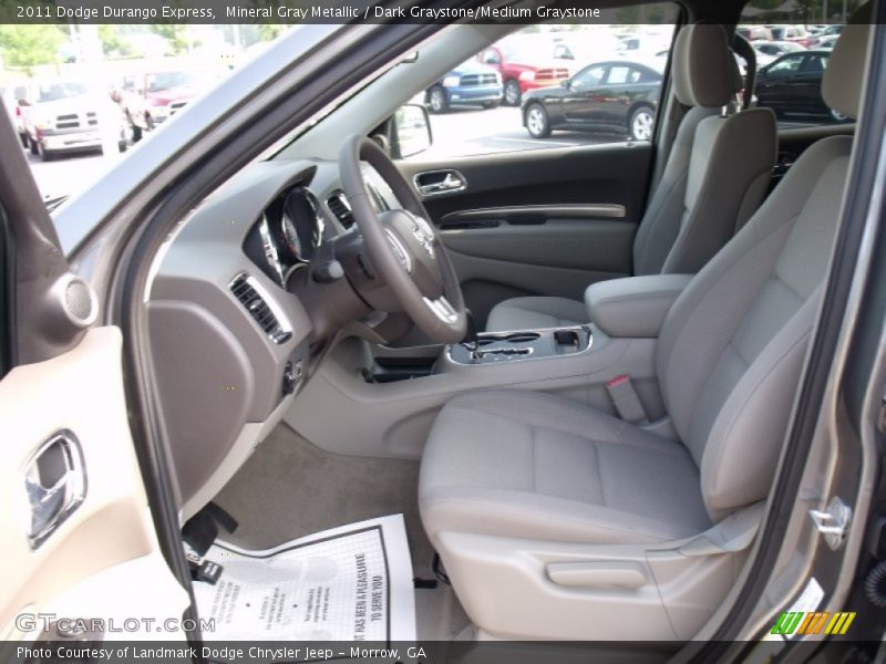 Mineral Gray Metallic / Dark Graystone/Medium Graystone 2011 Dodge Durango Express