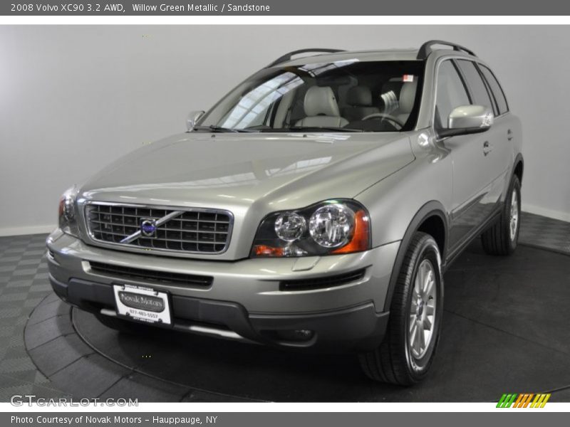 Willow Green Metallic / Sandstone 2008 Volvo XC90 3.2 AWD