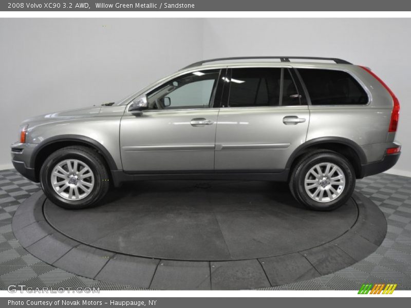 Willow Green Metallic / Sandstone 2008 Volvo XC90 3.2 AWD
