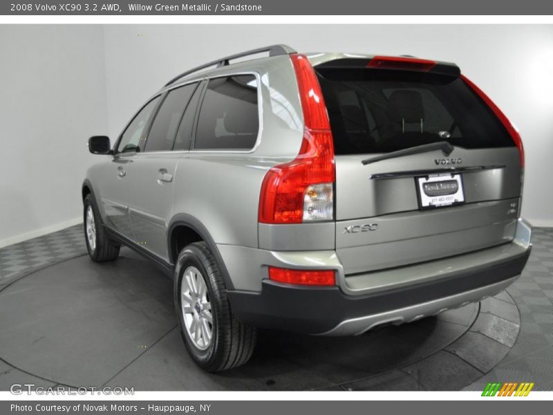 Willow Green Metallic / Sandstone 2008 Volvo XC90 3.2 AWD
