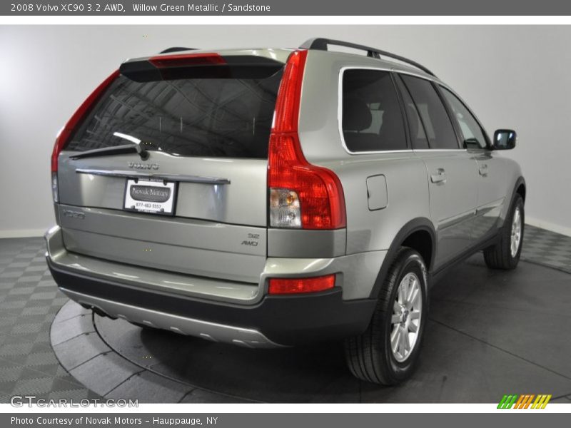 Willow Green Metallic / Sandstone 2008 Volvo XC90 3.2 AWD