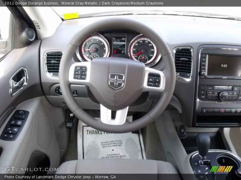 Mineral Gray Metallic / Dark Graystone/Medium Graystone 2011 Dodge Durango Express