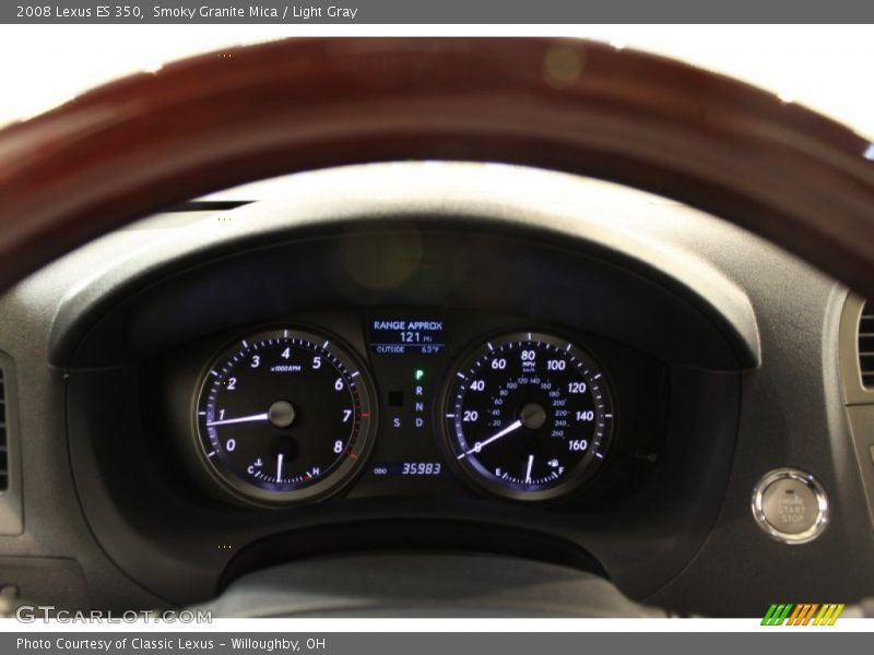 Smoky Granite Mica / Light Gray 2008 Lexus ES 350