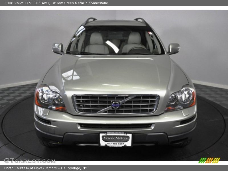 Willow Green Metallic / Sandstone 2008 Volvo XC90 3.2 AWD