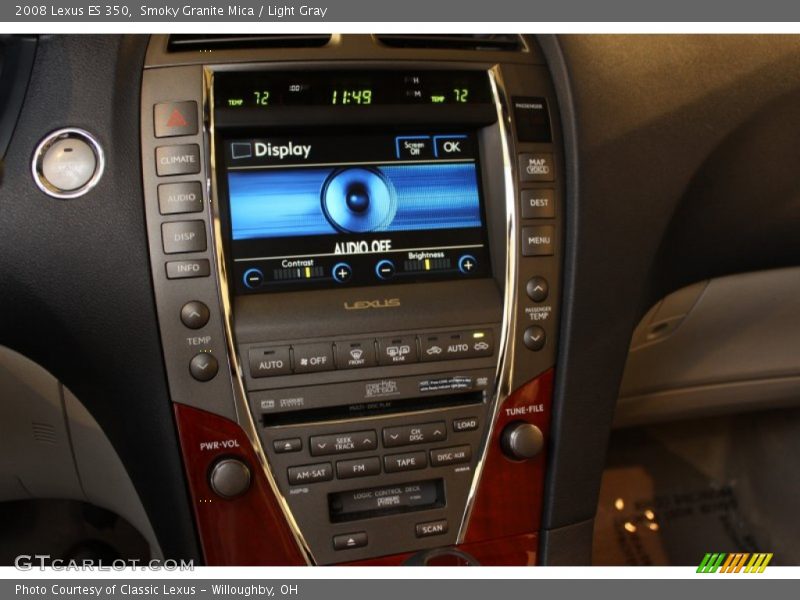 Smoky Granite Mica / Light Gray 2008 Lexus ES 350