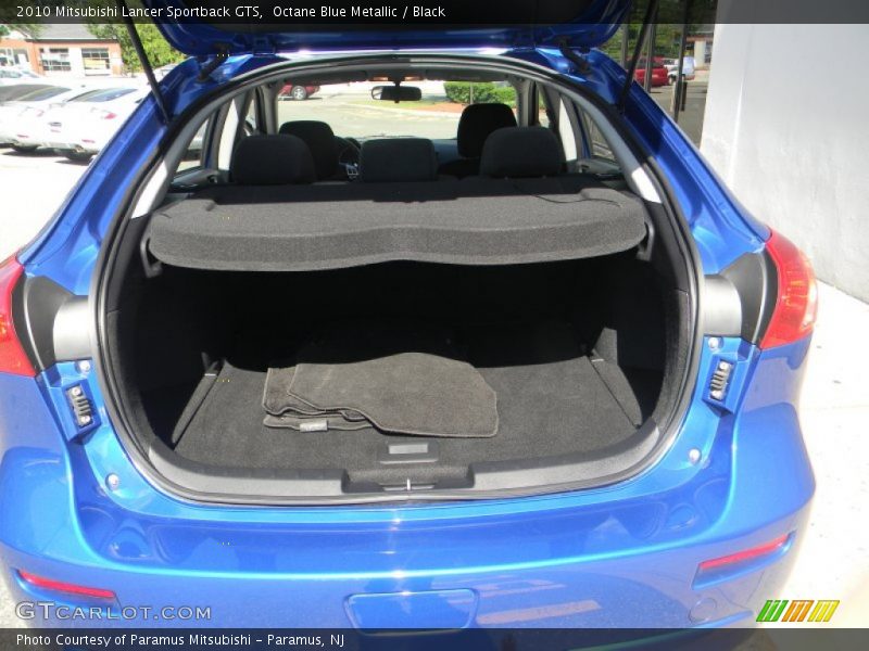 Octane Blue Metallic / Black 2010 Mitsubishi Lancer Sportback GTS