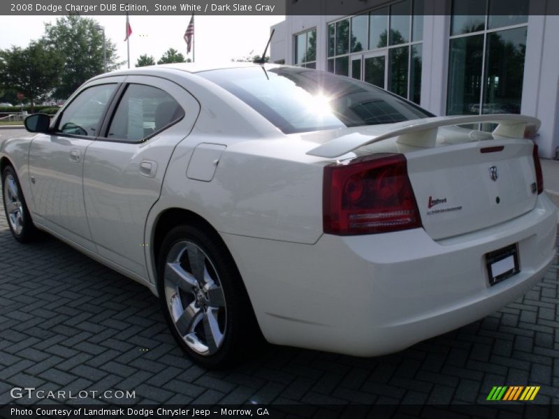 Stone White / Dark Slate Gray 2008 Dodge Charger DUB Edition