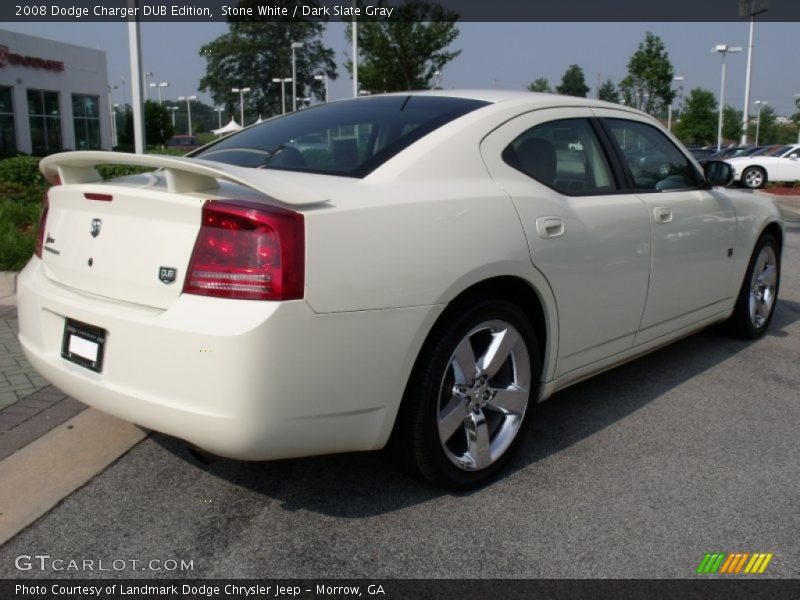 Stone White / Dark Slate Gray 2008 Dodge Charger DUB Edition