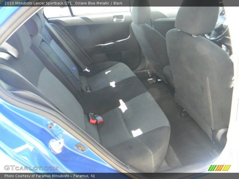 Octane Blue Metallic / Black 2010 Mitsubishi Lancer Sportback GTS