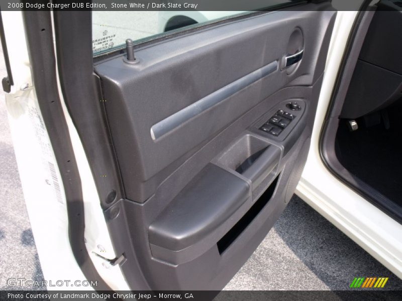 Stone White / Dark Slate Gray 2008 Dodge Charger DUB Edition
