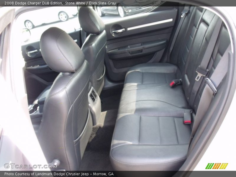 Stone White / Dark Slate Gray 2008 Dodge Charger DUB Edition