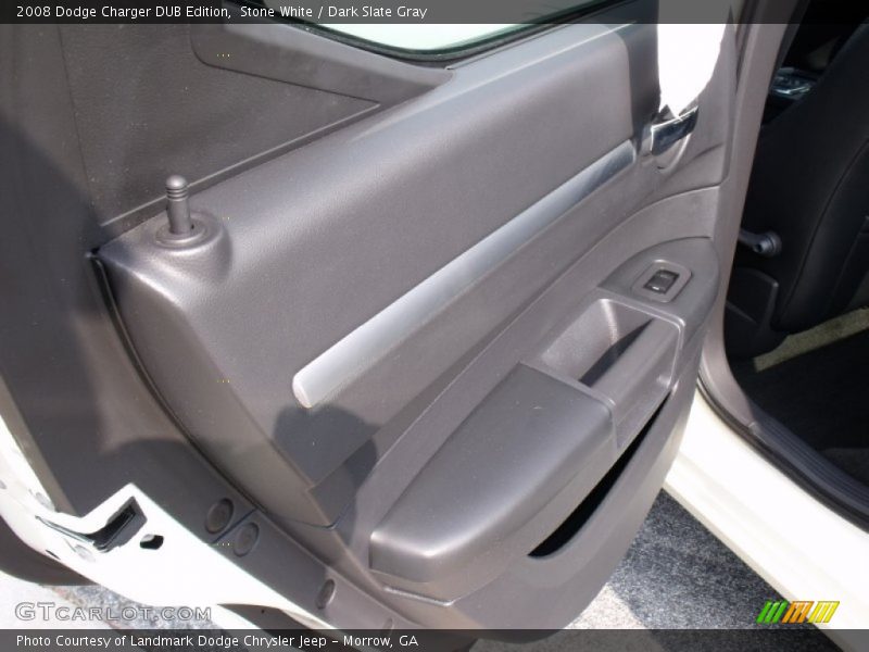 Stone White / Dark Slate Gray 2008 Dodge Charger DUB Edition