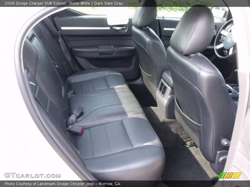 Stone White / Dark Slate Gray 2008 Dodge Charger DUB Edition