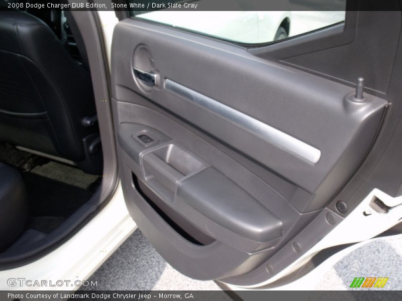 Stone White / Dark Slate Gray 2008 Dodge Charger DUB Edition