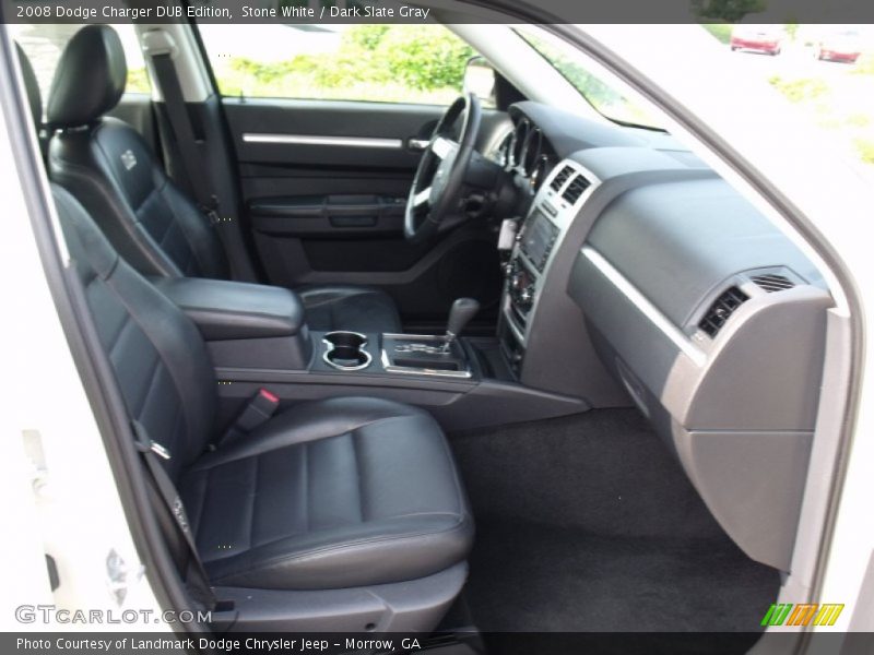 Stone White / Dark Slate Gray 2008 Dodge Charger DUB Edition