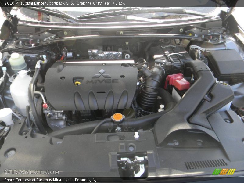 Graphite Gray Pearl / Black 2010 Mitsubishi Lancer Sportback GTS