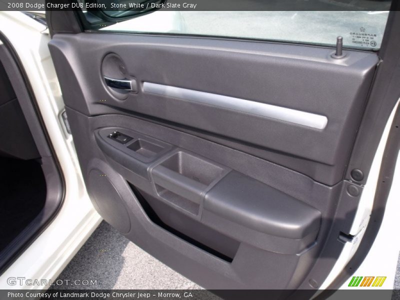 Stone White / Dark Slate Gray 2008 Dodge Charger DUB Edition