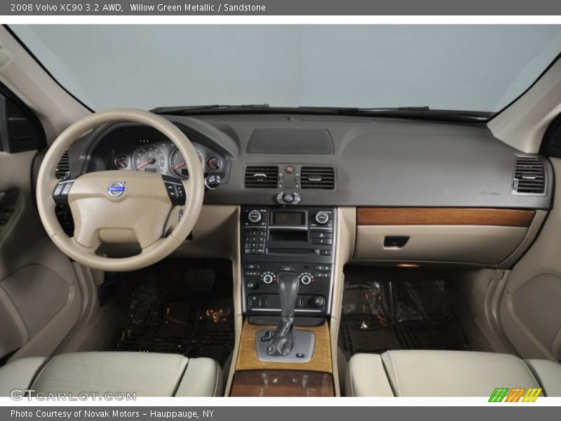 Willow Green Metallic / Sandstone 2008 Volvo XC90 3.2 AWD