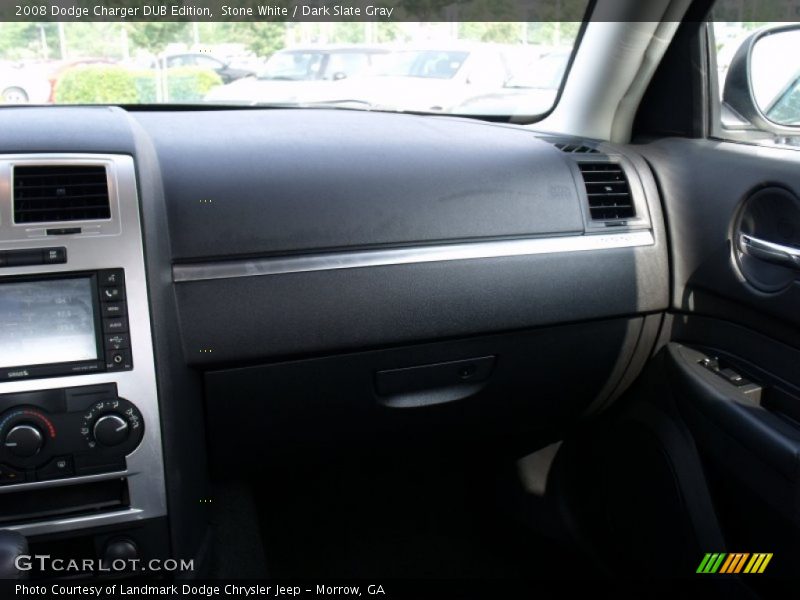 Stone White / Dark Slate Gray 2008 Dodge Charger DUB Edition