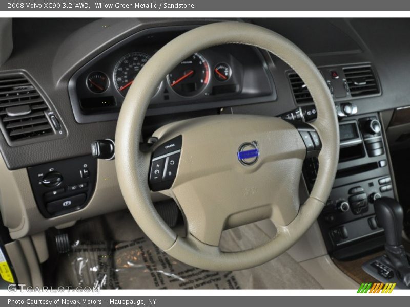 Willow Green Metallic / Sandstone 2008 Volvo XC90 3.2 AWD