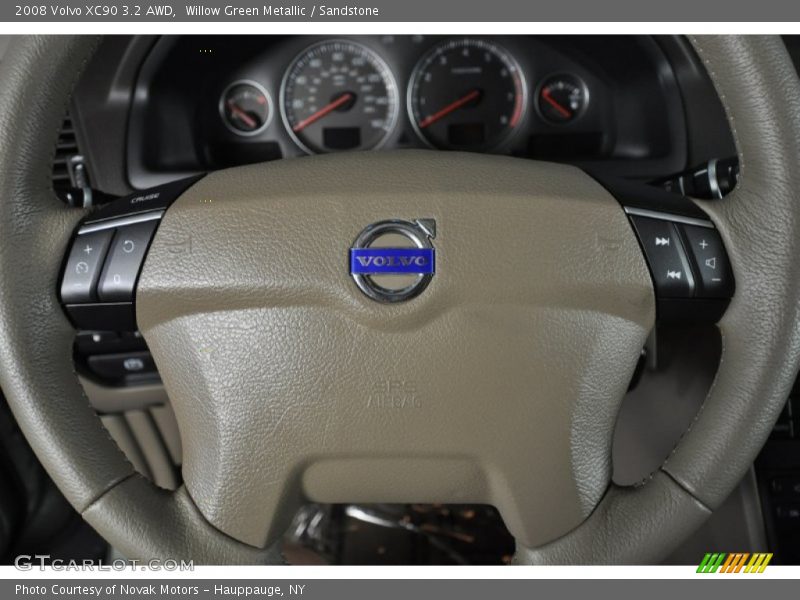 Willow Green Metallic / Sandstone 2008 Volvo XC90 3.2 AWD