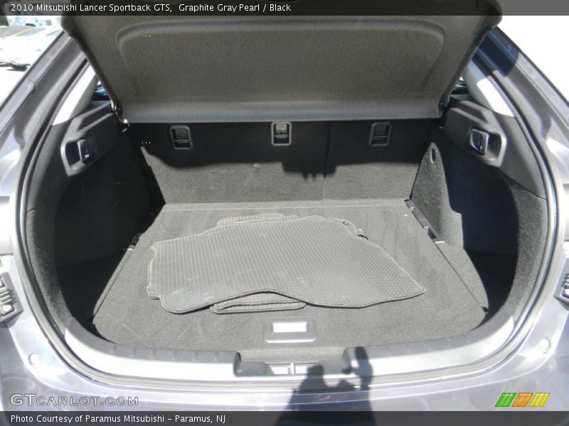 Graphite Gray Pearl / Black 2010 Mitsubishi Lancer Sportback GTS