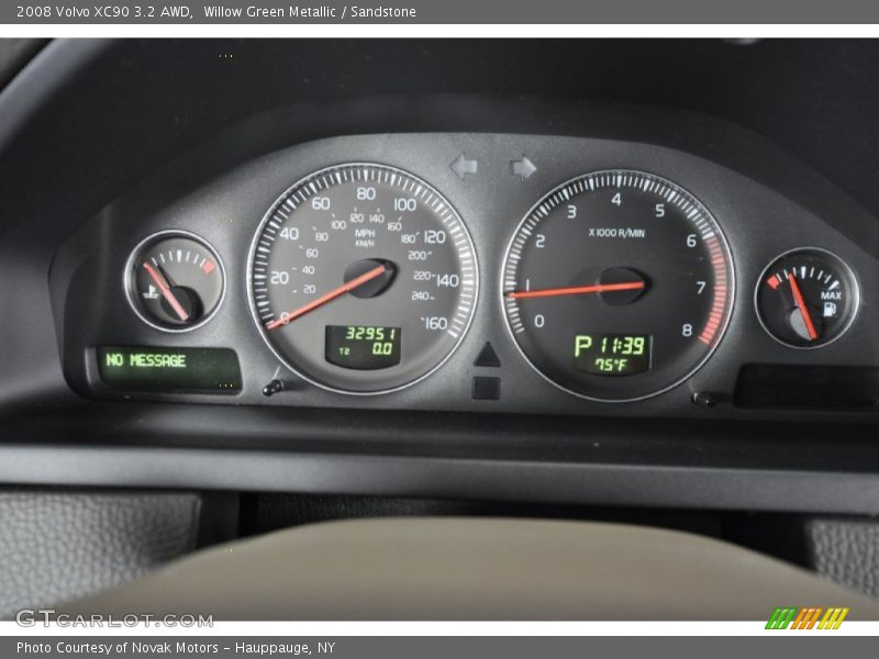 Willow Green Metallic / Sandstone 2008 Volvo XC90 3.2 AWD
