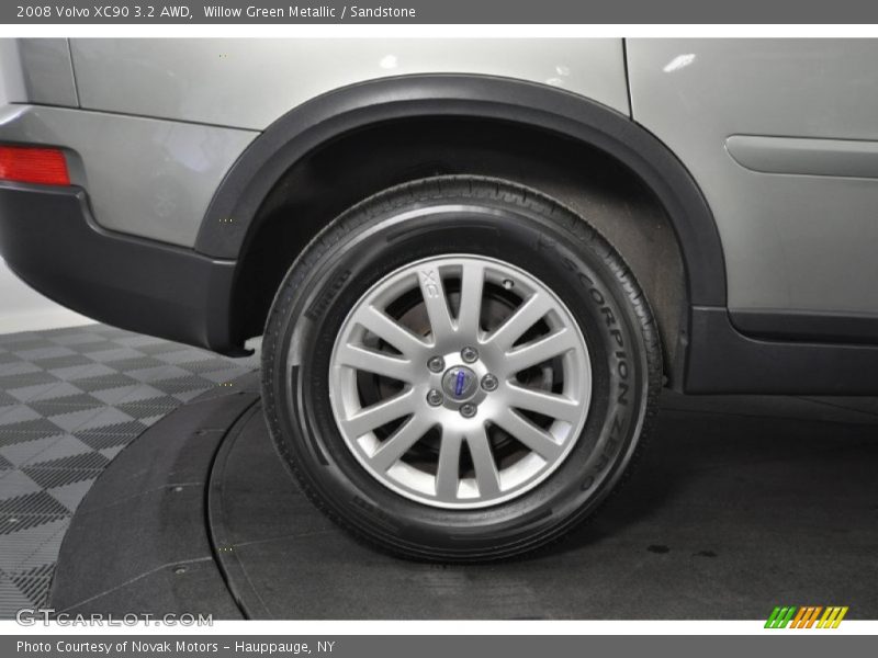 Willow Green Metallic / Sandstone 2008 Volvo XC90 3.2 AWD