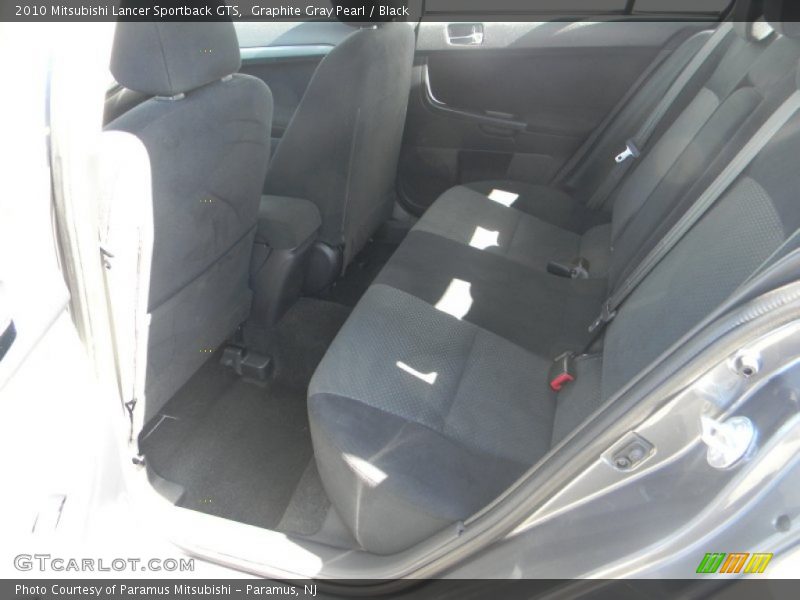 Graphite Gray Pearl / Black 2010 Mitsubishi Lancer Sportback GTS