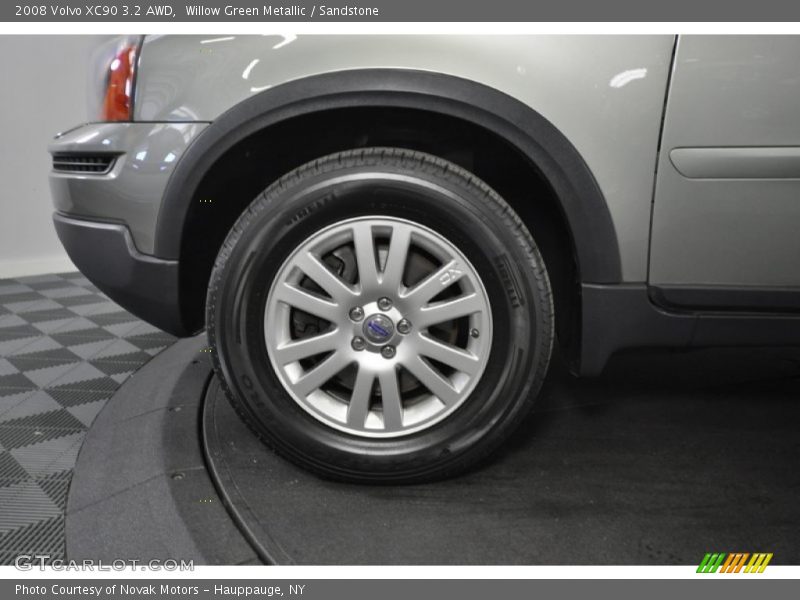 Willow Green Metallic / Sandstone 2008 Volvo XC90 3.2 AWD