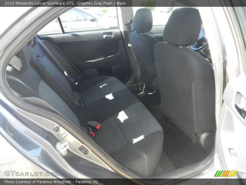 Graphite Gray Pearl / Black 2010 Mitsubishi Lancer Sportback GTS
