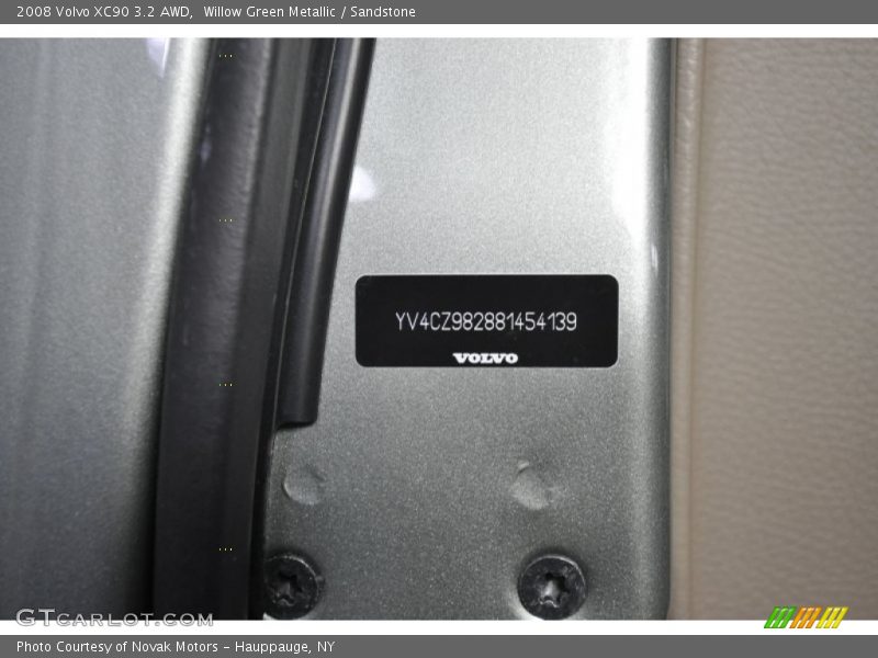 Willow Green Metallic / Sandstone 2008 Volvo XC90 3.2 AWD