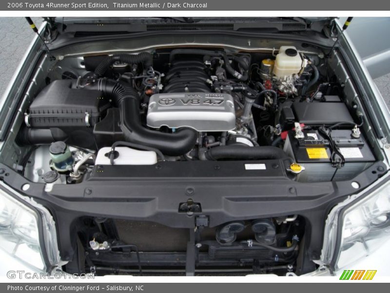  2006 4Runner Sport Edition Engine - 4.7 Liter DOHC 32-Valve VVT V8