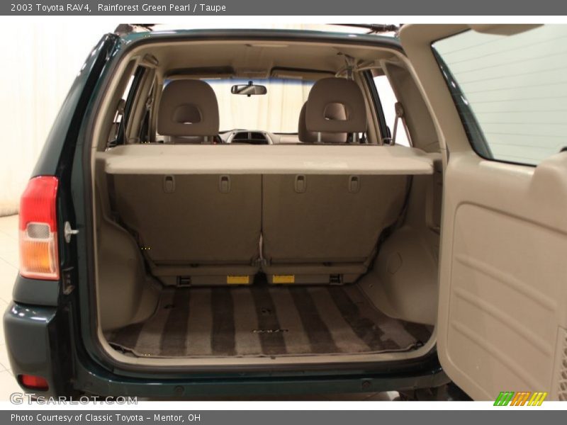 Rainforest Green Pearl / Taupe 2003 Toyota RAV4