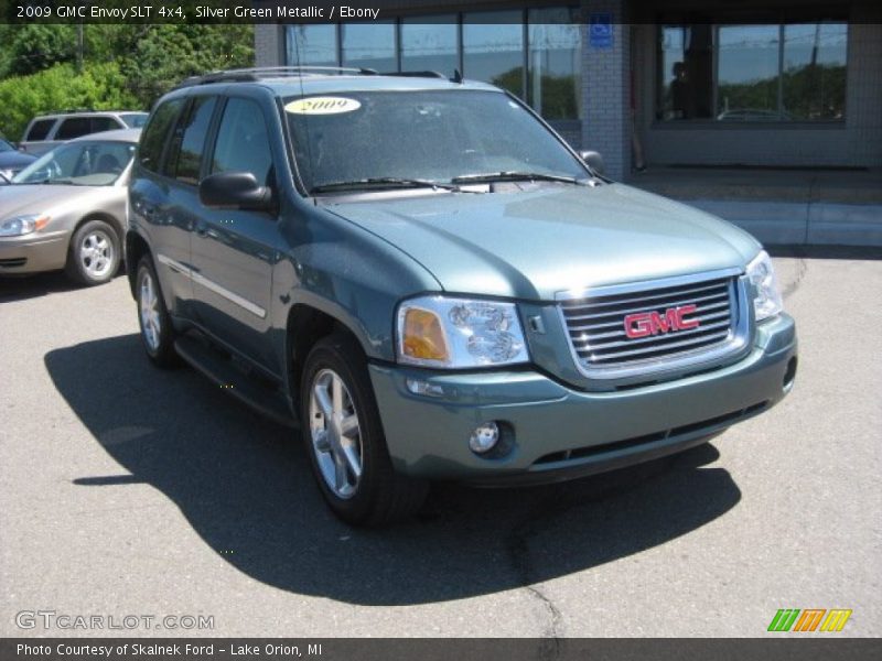Silver Green Metallic / Ebony 2009 GMC Envoy SLT 4x4