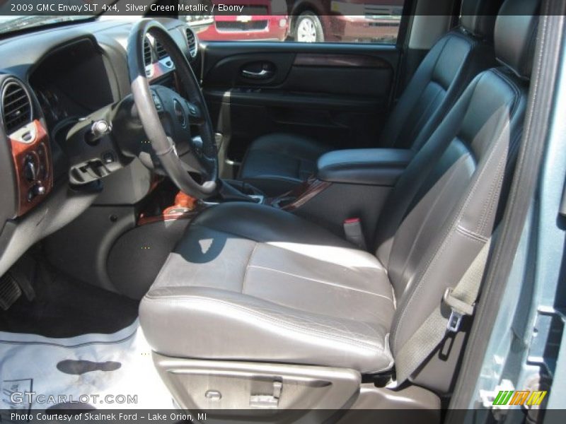 Silver Green Metallic / Ebony 2009 GMC Envoy SLT 4x4