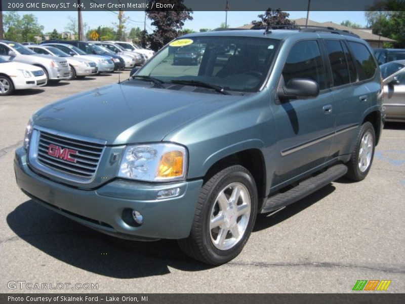 Silver Green Metallic / Ebony 2009 GMC Envoy SLT 4x4