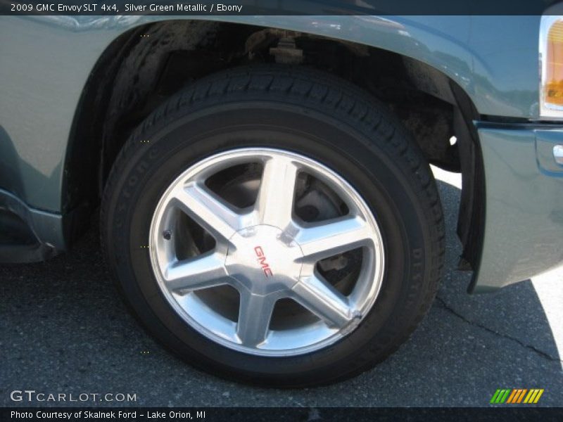 Silver Green Metallic / Ebony 2009 GMC Envoy SLT 4x4