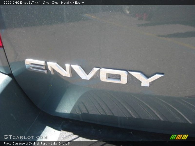 Silver Green Metallic / Ebony 2009 GMC Envoy SLT 4x4